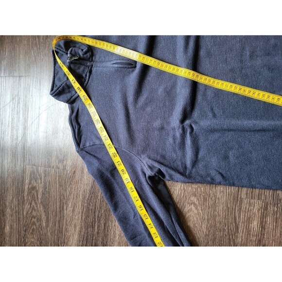 Croft and Borrow Fleece Sweatshirt Quarter Zip Pullover Mens Size Large - Picture 6 of 6